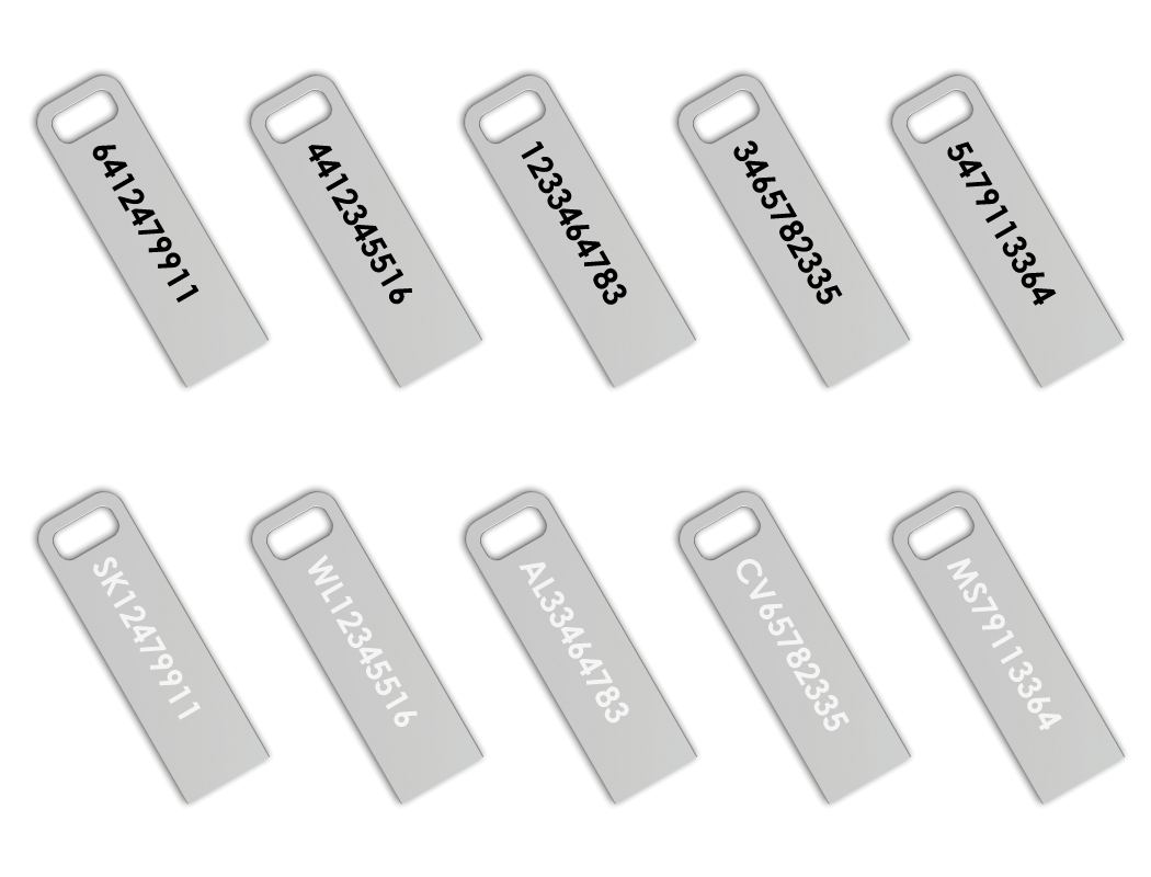 usb serial number printing